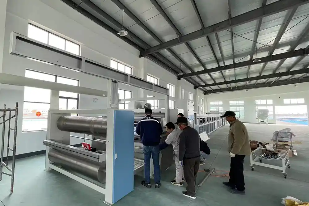 coating interlining machine establishment